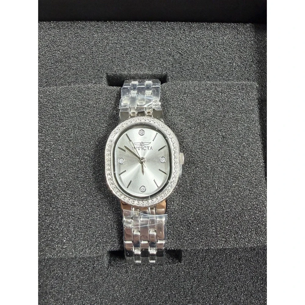Invicta Angel Silver Dial Quartz Stainless Steel Women's Ladies Watch 48134